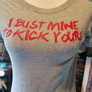 Nike i bust mine to kick yours tee